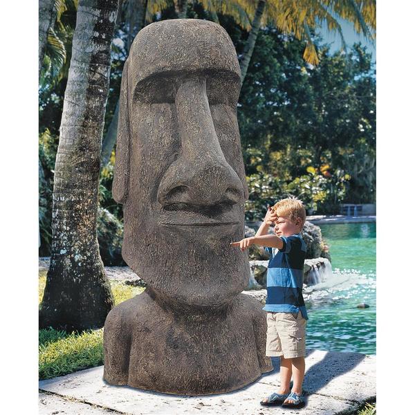 Design Toscano Easter Island Ahu Akivi Moai Monolith Statue: Giant NE90076
